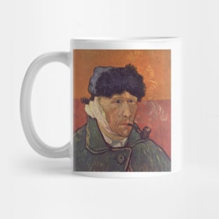 Self-portrait with Bandaged Ear and Pipe - Vincent Van Gogh Mug